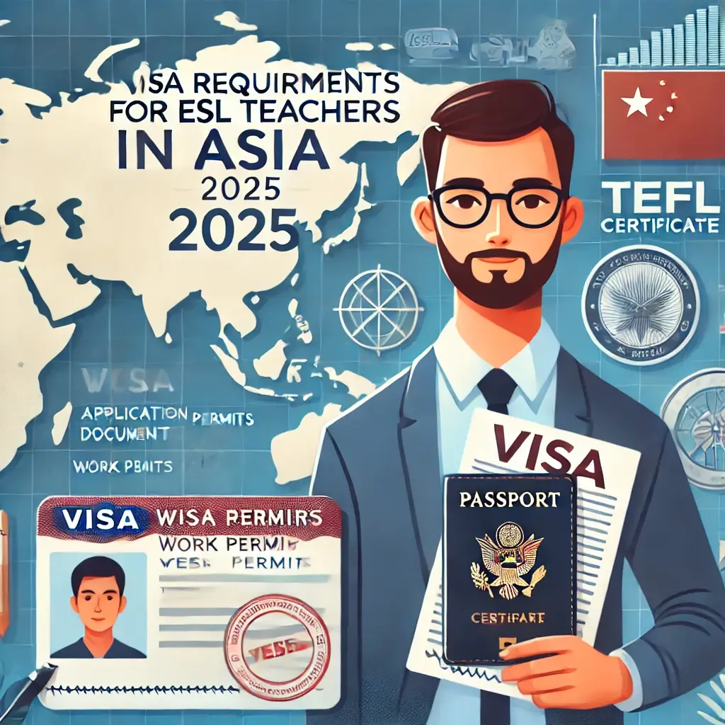 Visa Requirements for ESL Teachers in Asia 2025