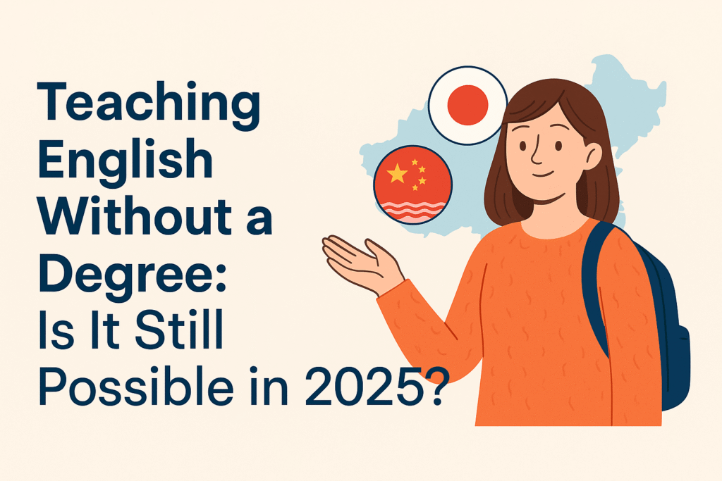 Teaching English Without a Degree in 2025