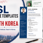 Best ESL Resume Templates for South Korea