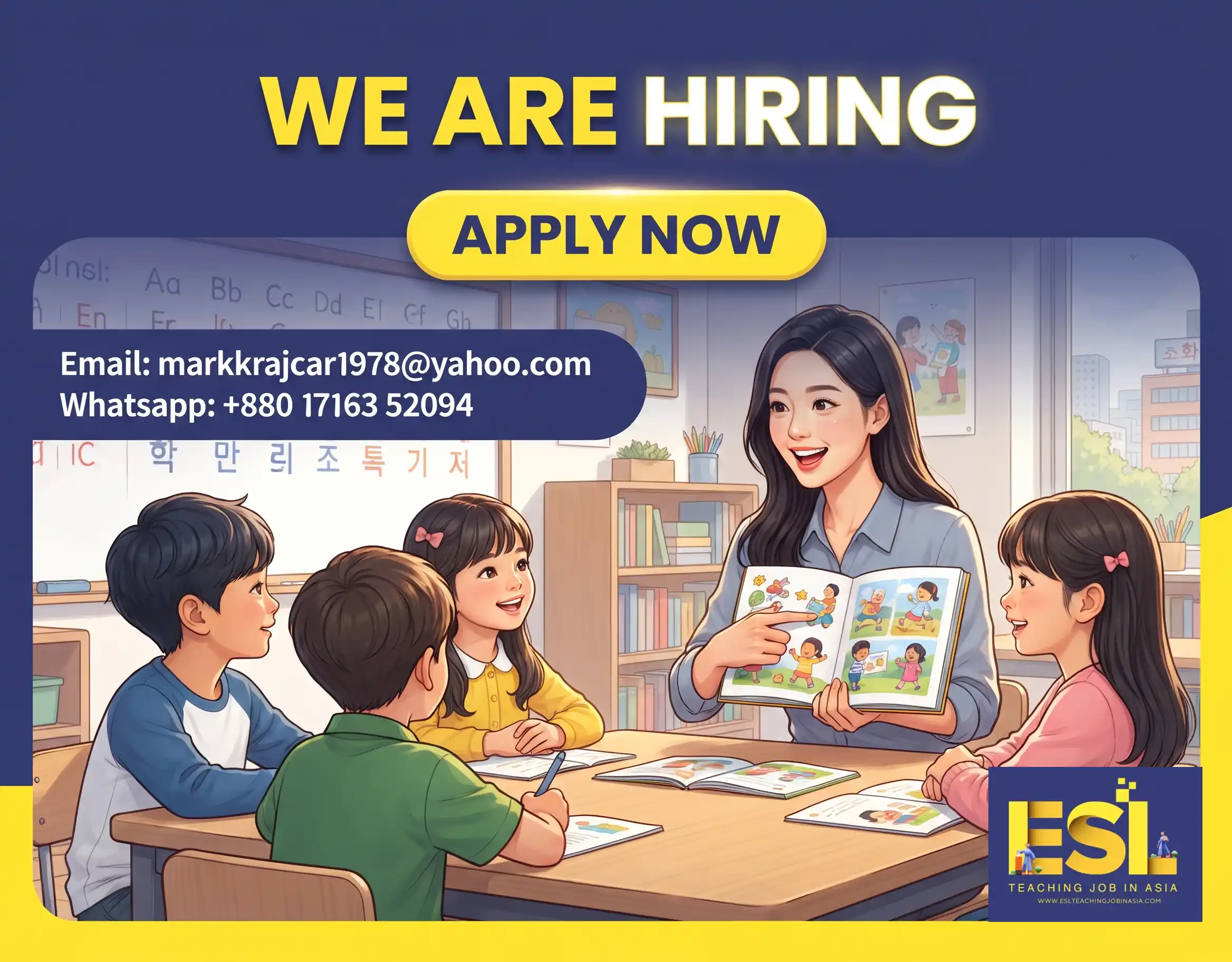 ESL Teaching Job in Incheon