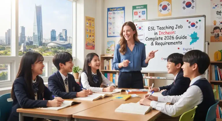ESL Teaching Job in Incheon: Complete 2026 Guide & Requirements