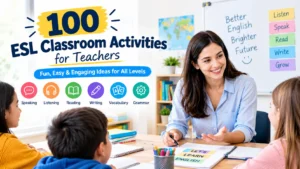 100 ESL Classroom Activities for Teachers